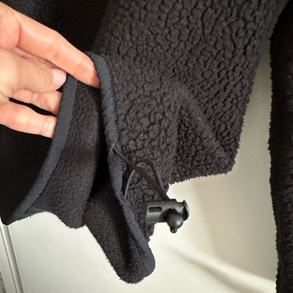 J Crew fleece half zip black xs - Picture 4 of 6